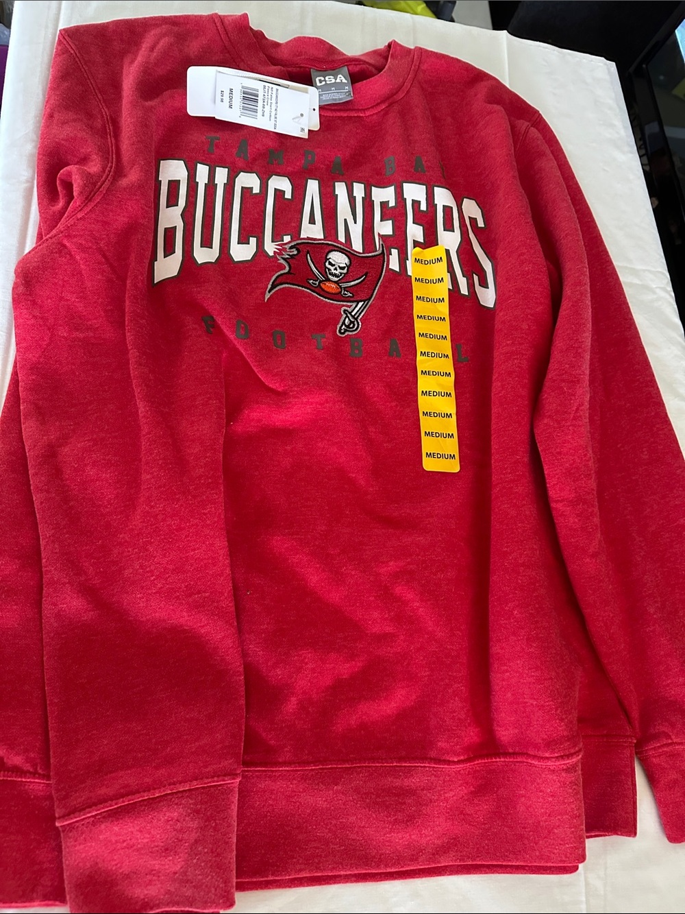 C9 by Champion Tampa Bay Buccaneers Red Crewneck Sweatshirt